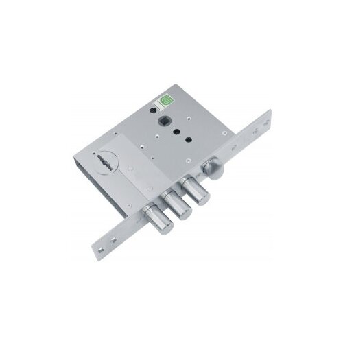 фото Замок врезной сувальдный с защёлкой зв 50.11, 4 кл. (длинный кл. 59 мм) /123:004/ гардиан