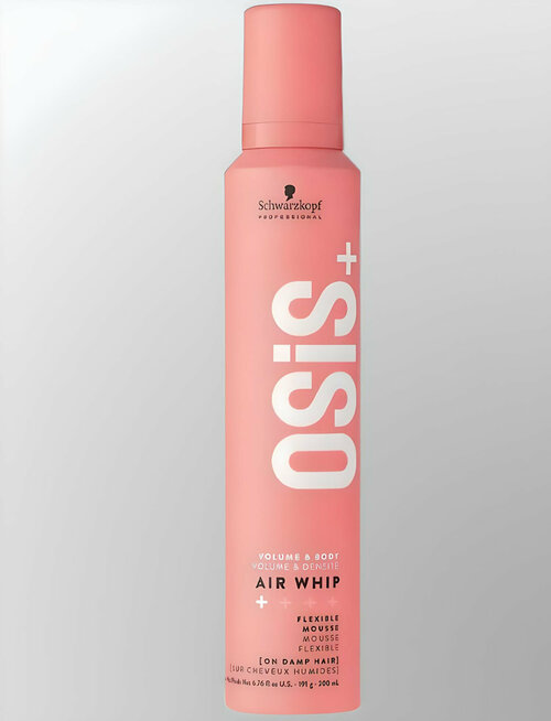 OSIS+ Мусс для объема легкой фиксации AIR WHIP, 200 мл, 200 мл.