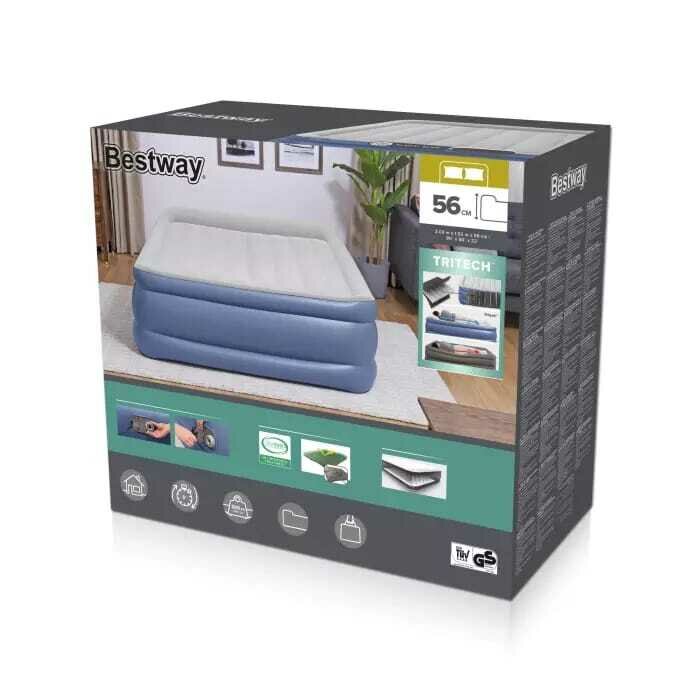 Матрас надувной BestWay Tritech Airbed Queen 203x152x56cm 67614 BW - фото №13