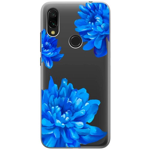 Силиконовый чехол на Xiaomi Redmi 7, Сяоми Редми 7 с 3D принтом Amazing Asters прозрачный силиконовый чехол на realme 7 рилми 7 с 3d принтом amazing asters прозрачный