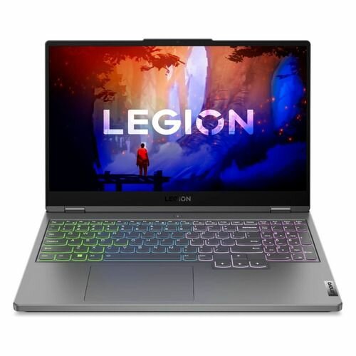 Ноутбук игровой Lenovo Legion 5 15ARH7H 82RD009XRK, 15.6", IPS, AMD Ryzen 7 6800H 3.2ГГц, 8-ядерный, 16ГБ DDR5, 512ГБ SSD, NVIDIA GeForce RTX 3060 для ноутбуков - 6 ГБ, без операционной системы, серый