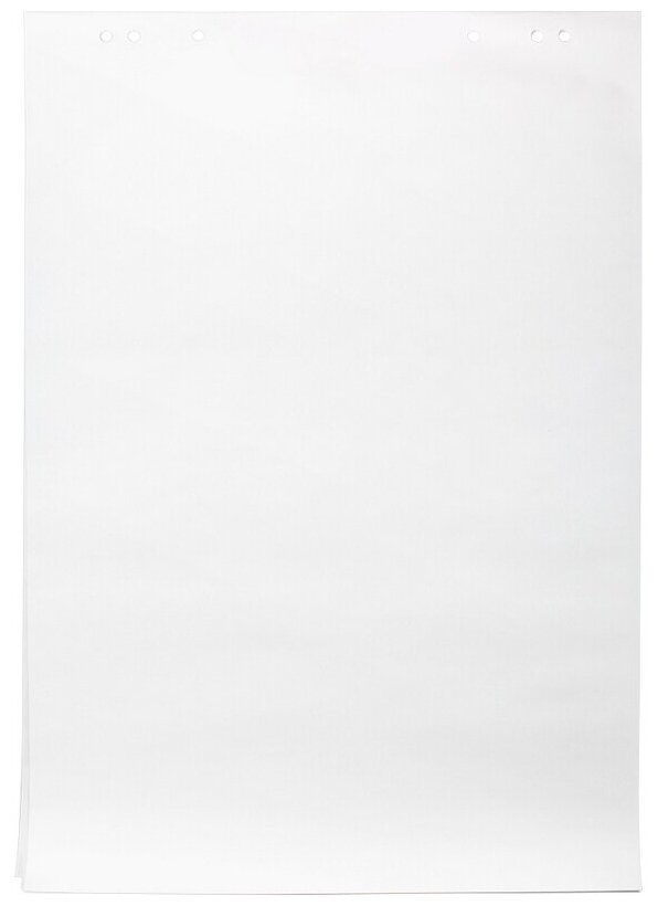 Блок бумаги для флипчартов Attache белый, 67,5*98 см, 50 листов (445520)