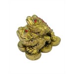 Фигурка денежная жаба декоративная - изображение