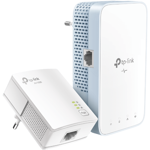 TP-Link Powerline-адаптер TP-Link TL-WPA7517 KIT 1 порт 1Гбит/сек. + WiFi 433+300Мбит/сек. (ret) wi fi powerline адаптер tp link tl pa4010 kit