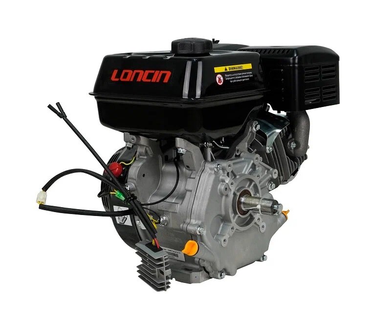 Двигатель бензиновый Loncin G270F (A type) D25 5А (9л.с., 270куб. см, вал 25мм, ручной старт, катушка 5А) - фотография № 4