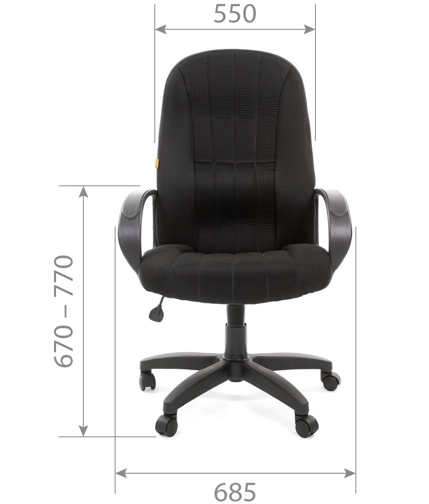 Кресло Chairman 685 TW-11 черный