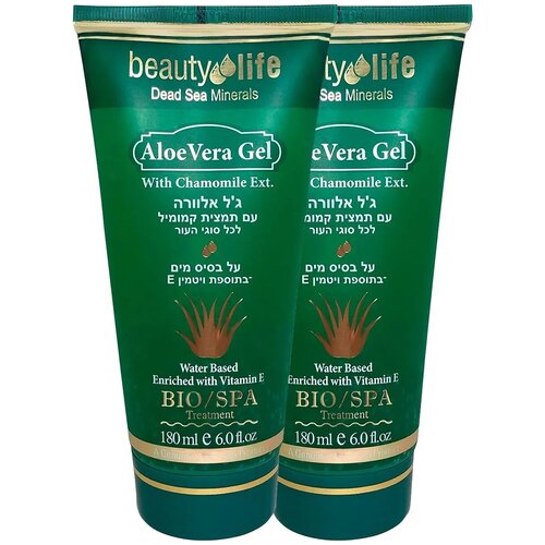 Гель Aroma Dead Sea Алоэ-вера универсальный, 180мл 2шт.