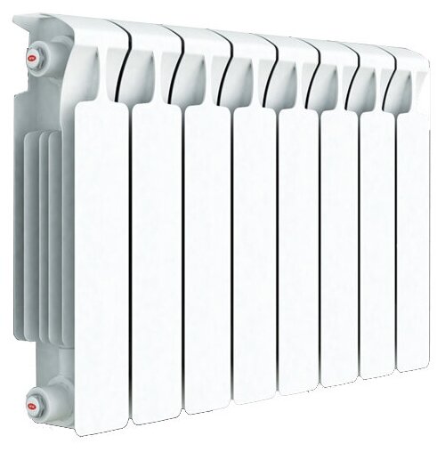 фото Биметаллический радиатор RIFAR MONOLIT 500 6 секций (белый RAL 9016)