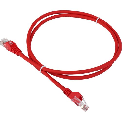 Патч-корд Lanmaster LAN-PC45/U5E-7.0-RD UTP вилка RJ-45-вилка RJ-45 кат.5е 7м красный LSZH (уп:1шт) патч корд lanmaster вилка rj 45 вилка rj 45 кат 5e пвх 3м красный [twt 45 45 3 0 rd]