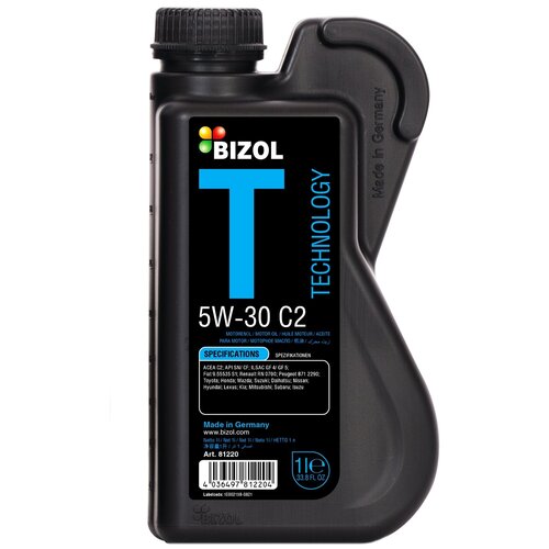 Синтетическое моторное масло BIZOL Technology 5W-30 C2, 1 л, 1 шт.