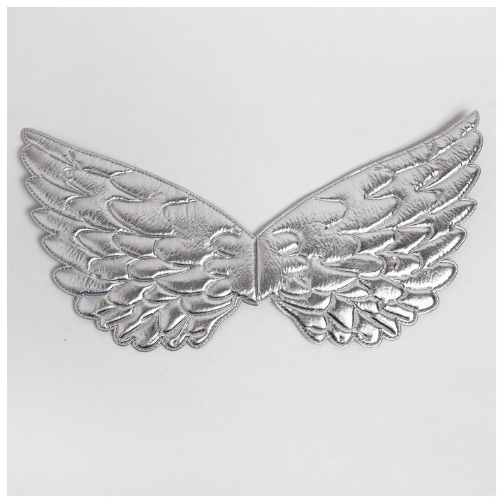 Карнавальные крылья «Ангелочек», для детей, цвет серебристый