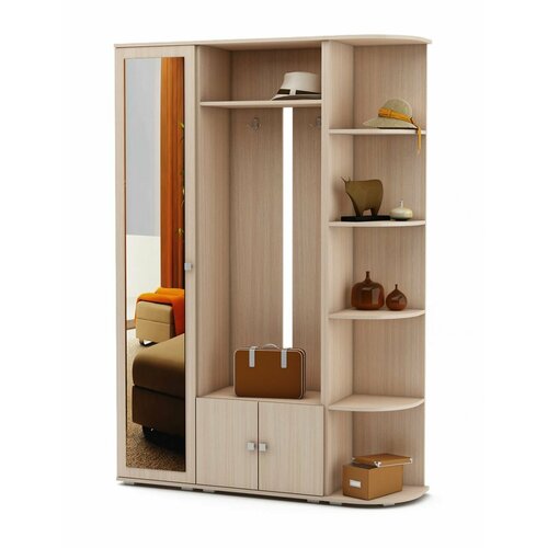 Прихожая МФ Владимир Тунис-2 корпус/фасад дуб молочный