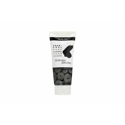 FARM STAY Очищающая пенка с древесным углем Charcoal Pure Cleansing Foam пенка очищающая с экстрактом улитки farm stay snail pure cleansing foam