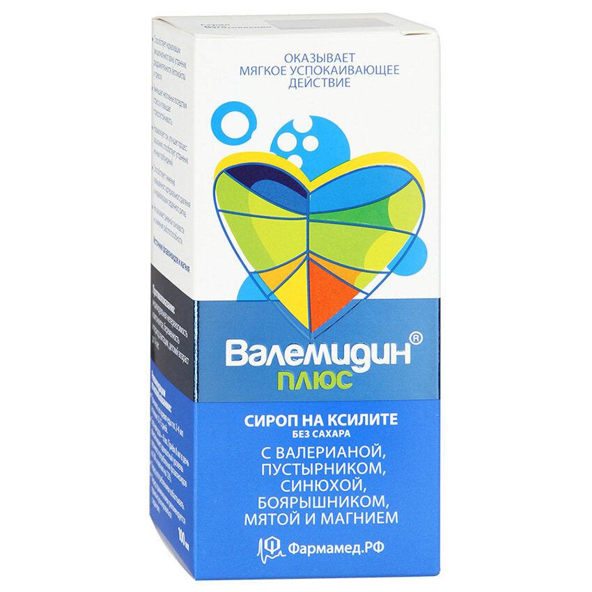 Валемидин Плюс сироп д/вн. приема, 100 мл, 1 шт.