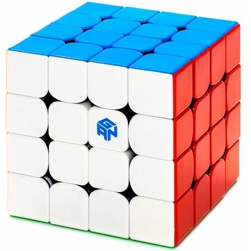 Магнитный Кубик рубика Gan 460 M 4x4 Цветной пластик / Скоростной скоростной кубик рубика 4x4 от бренда ummiland