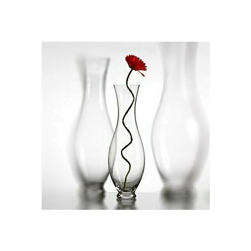 Ваза прозрачная Классик 39.5 см / Ваза для интерьера, для декора