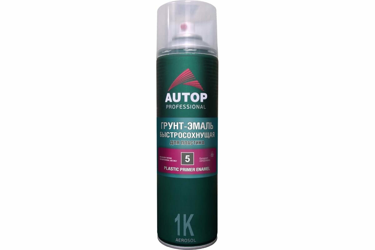 AP005 Грунт-Эмаль "Autop" №5 Plastic Primer Enamel Серая, для пластика аэрозольная, 650 мл