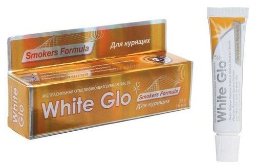 Зубная паста White Glo Для Курящих, Отбеливающая, 24 г