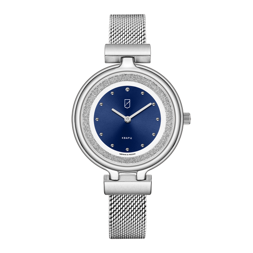 Наручные часы УЧЗ 3023B-5, синий, серебряный