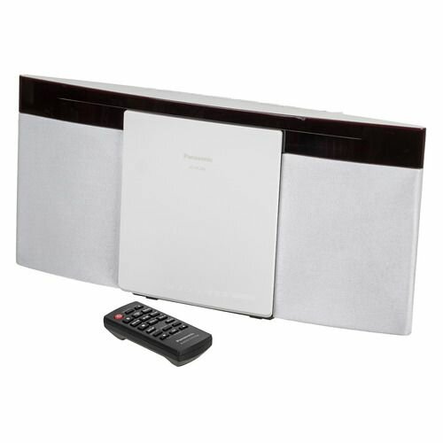 Музыкальный центр Panasonic SC-HC200EG-W, 20Вт, Bluetooth, FM, USB, CD, белый,