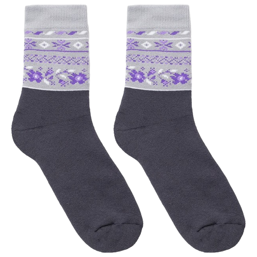 Носки ГАММА, размер 23-25, серый с839 2шт 23 25 серый носки женские гамма