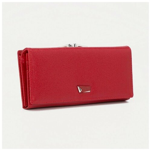 фото Кошелёк на магнитах, цвет красный noname
