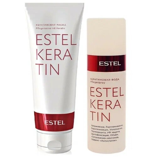 Кератиновая маска для волос Estel keratin 250 мл + вода 100 мл