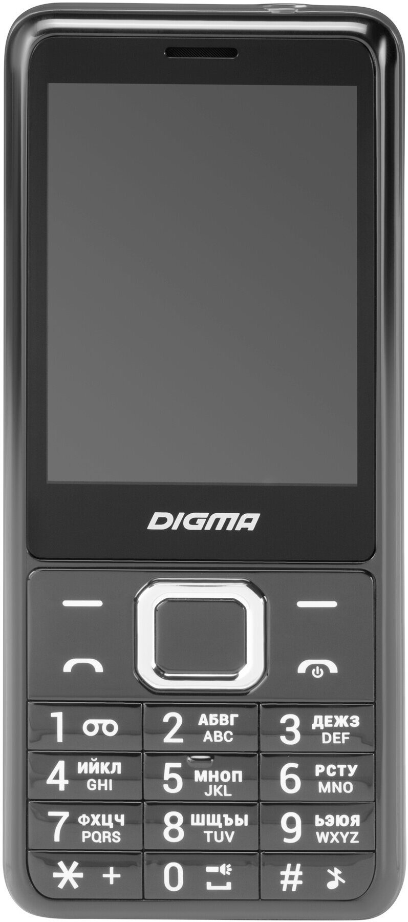 Мобильный телефон Digma LINX B280 32Mb серый моноблок 2Sim 2.8" 240x320 0.08Mpix GSM900/1800 FM microSD max16Gb