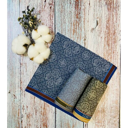 фото Носовой платок , голубой, синий renatex