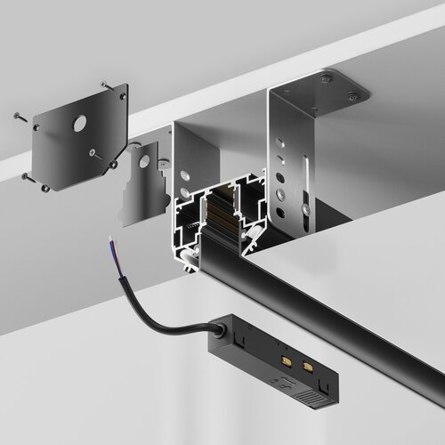 шинопровод встраиваемый maytoni technica magnetic track system exility busbur trx034 sch 422b Шинопровод встраиваемый для натяжного потолка Technical TRX034-SCH-422B