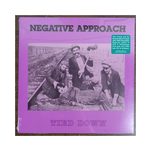 Negative Approach - Tied Down, 1xLP, BLACK LP slayer mind control live 1xlp red lp