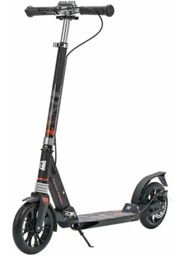 Детский 2-колесный городской самокат TechTeam City Scooter Disk Brake , red