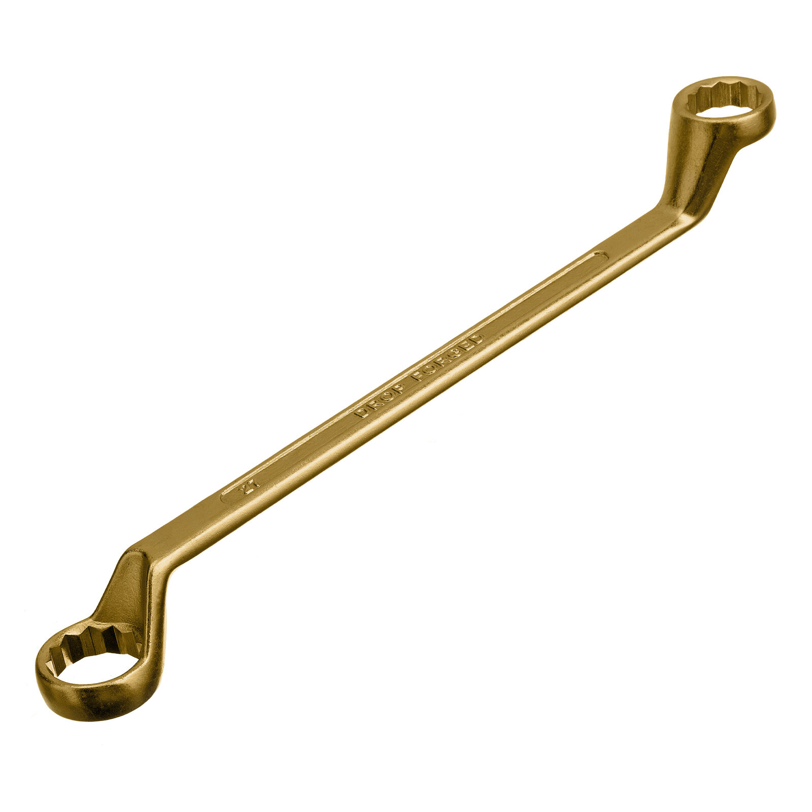 Ключ накидной Сибртех 24 х 27 мм, желтый цинк 14634