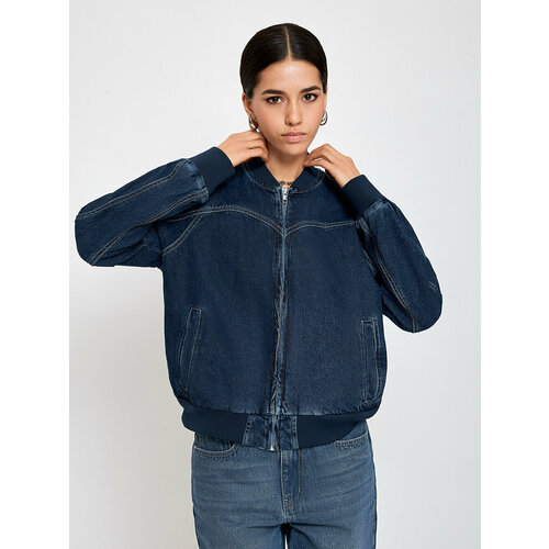 Джинсовая куртка Concept club, размер XS, синий джинсовая куртка concept club размер s