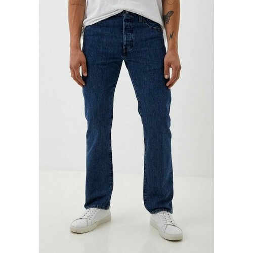 Джинсы Levi's, размер W29/L30, синий джинсы зауженные размер w29 l30 синий