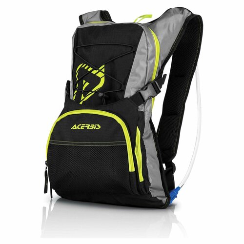 Рюкзак с гидропаком Acerbis H20 DRINK Black/Yellow, (10/2 L) регулируемый кронштейн для держателя номерного знака мотоцикла 640 640lc4