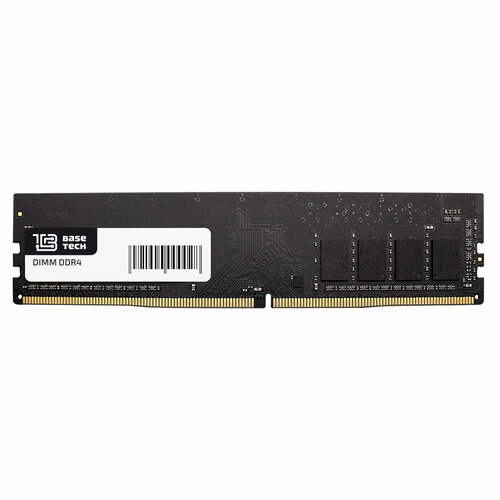 Оперативная память BaseTech [BTD42666C19-8GN] DIMM DDR4 8Гб(2666МГц, CL19) оперативная память ddr4 dimm 8gb 2666mhz 1 2v basetech btd42666c19 8gn