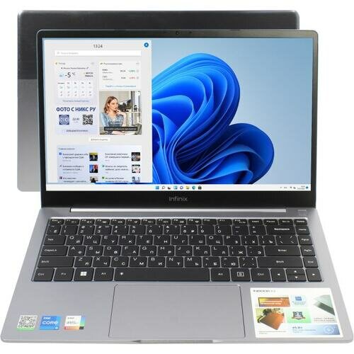 Ноутбук Infinix INBOOK X3 XL422 71008301340 (14", Core i5 1235U, 16Gb/ SSD 512Gb, Iris Xe Graphics eligible) Серый - фото №13