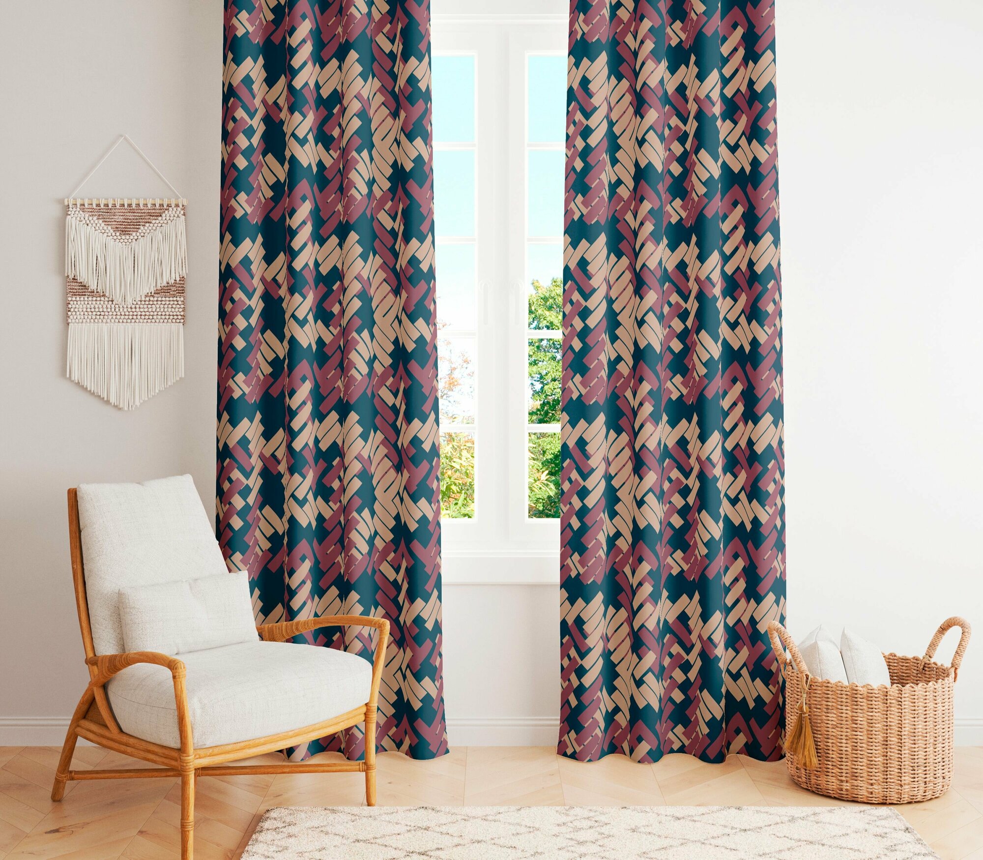 фото Штора портьерная Legrand Неаполь блэкаут 140x260 см, синий