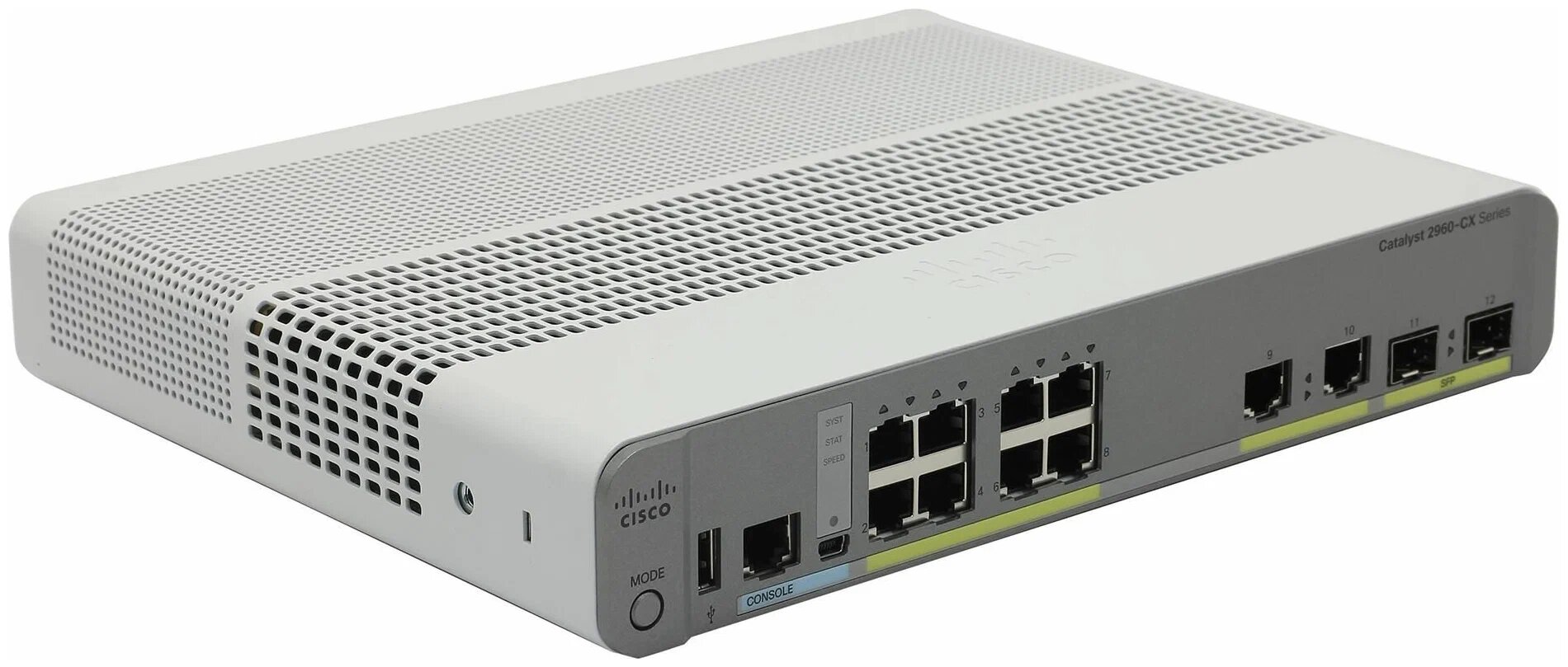 Коммутатор Cisco WS-C2960C-8TC-L для 2960C Switch 8 FE 2xDual Uplink