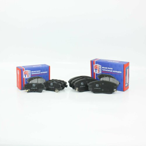 Колодки тормозные дисковые - комплект ( передние + задние ) Hyundai Solaris / Sonata NF / Elantra / Tucson / Kia Rio / Soul ; 581013SA25 ; 583022EA31 ; SP1239 ; SP1401 ; 583021RA30 ; FPH17R ; MPH39