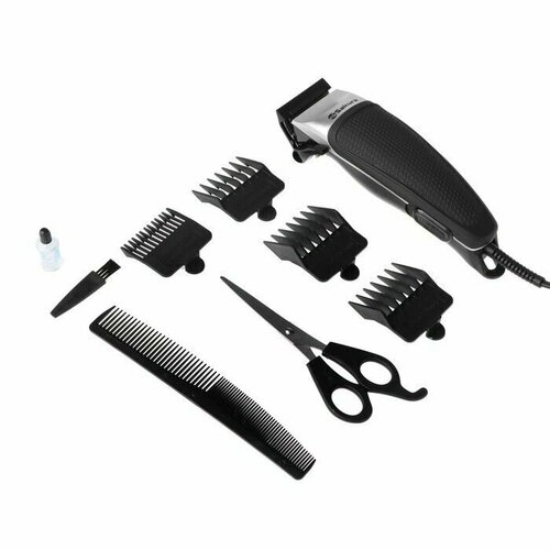 Машинка для стрижки электрическая SAKURA SA-5114BK 8Вт220В 4 насадки аксессуары 3 шт 469400₽
