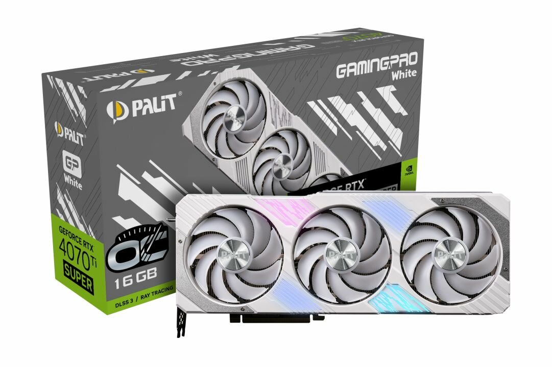 Palit RTX4070Ti SUPER GAMINGPRO WHITE OC