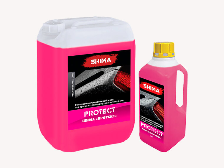 Суперконцентрированный профессиональный воск для сушки и защиты SHIMA PROTECT 1л.