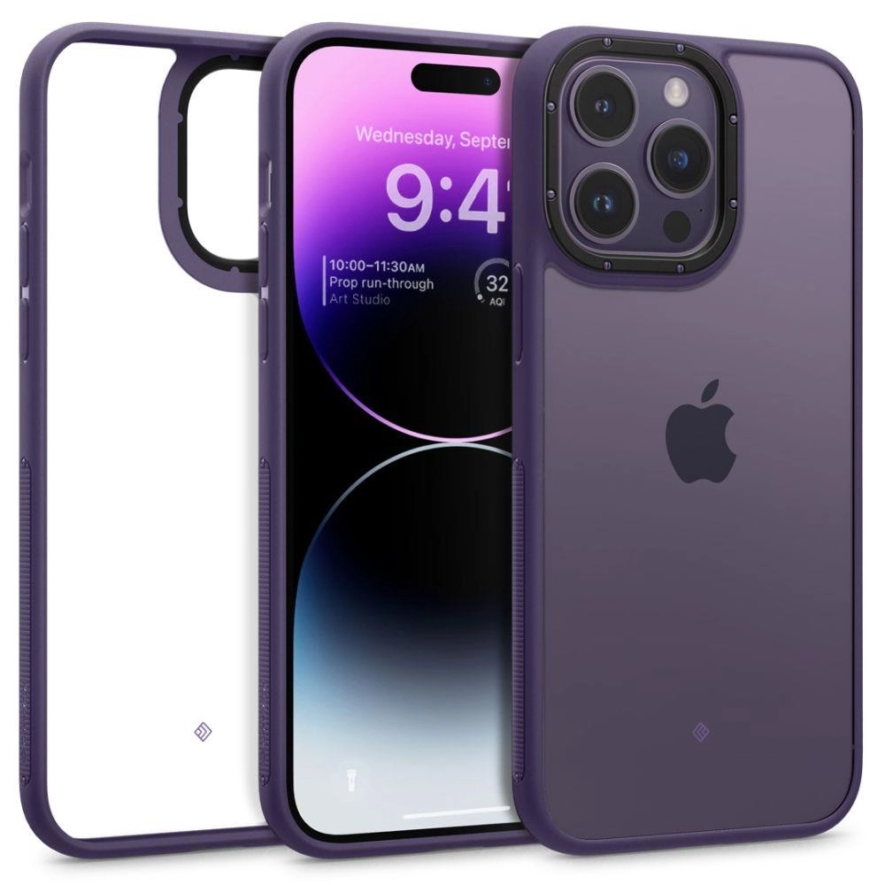 Чехол Spigen Caseology Skyfall для iPhone 14 Pro, (ACS05566) фиолетовый