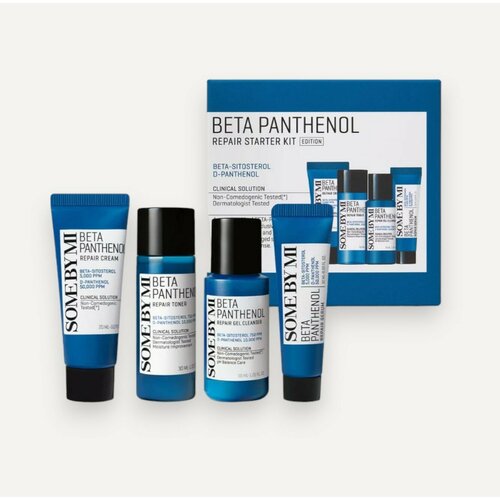 SOME BY MI BETA PANTHENOL REPAIR STARTER KIT (4components) Набор для увлажнения и восстановления кожи с пантенолом