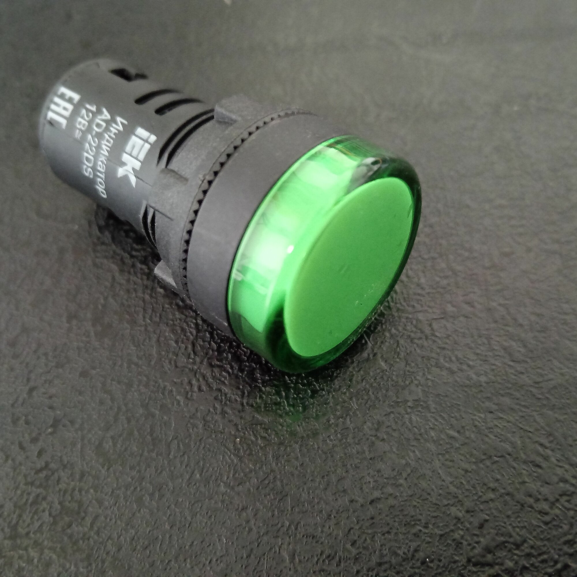 Индикатор светосигнальный со светодиодной матрицей AD-22DS зеленый 12В