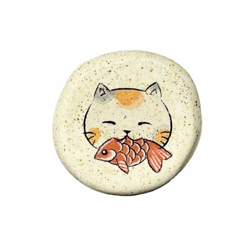 Брошь KEREMET, бежевый