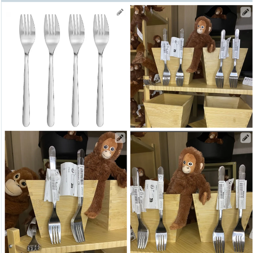 Икеа Вилки 19 см Набор 4 шт У нас Только Оригинальная Икеа 799₽