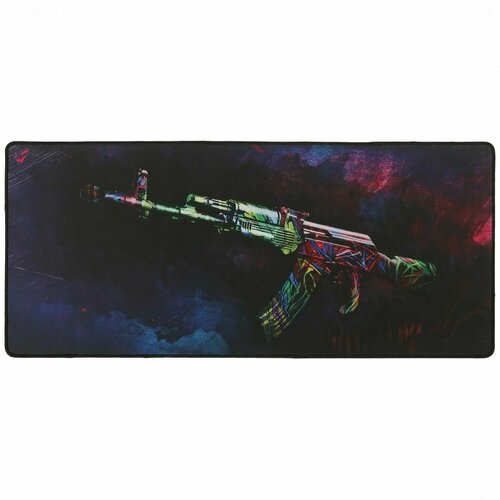 коврик ardor gaming gm xl gun2 xl многоцветный Игровой Коврик ARDOR GAMING GM-XL, 90х40х0.4 см, ткань, резина, speed Gun (XL) многоцветный